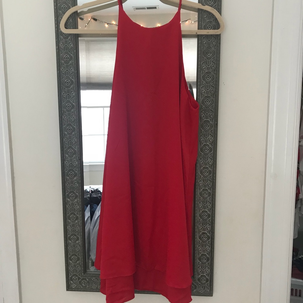 Red dress